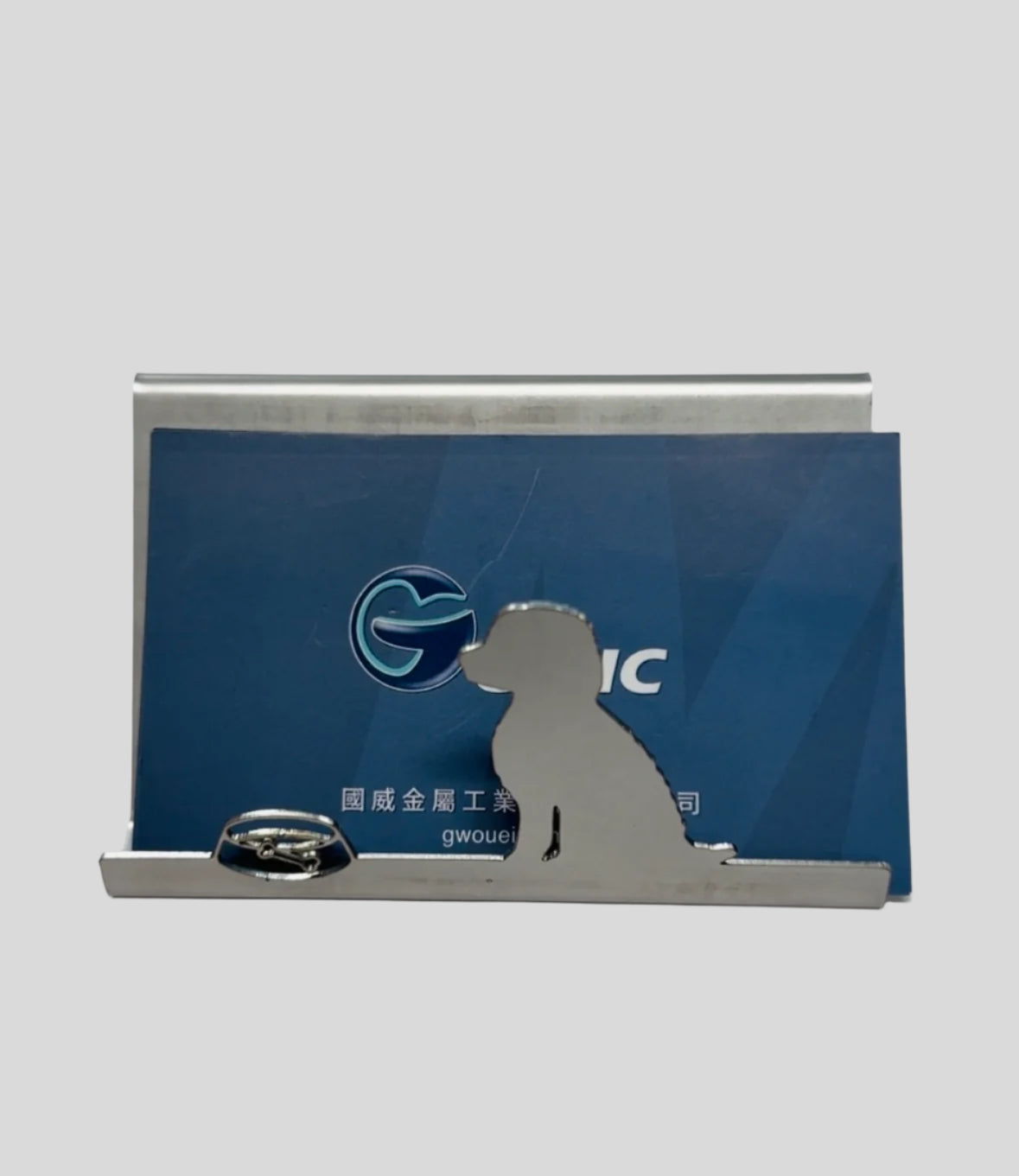 Dog Shaped Business Card Holder