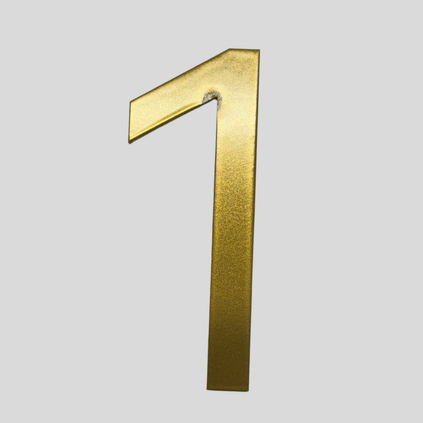 Gold Finished Metal Number 0~9