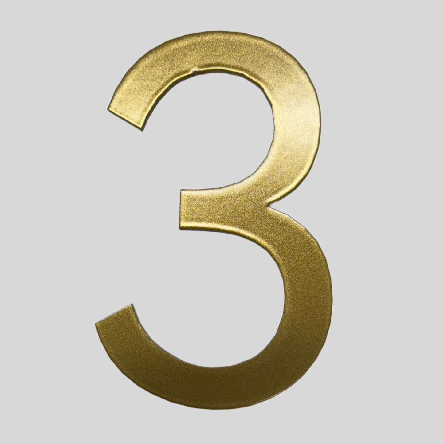 Gold Finished Metal Number 0~9