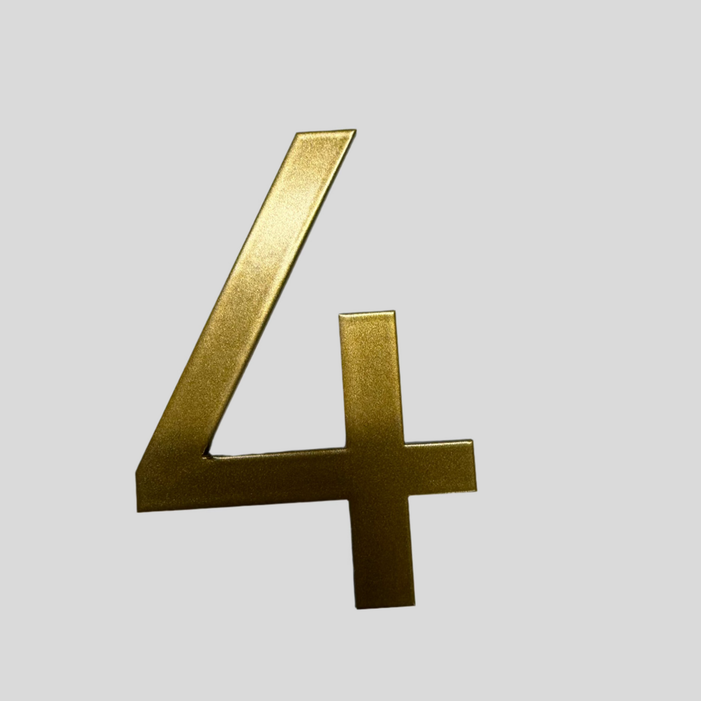 Gold Finished Metal Number 0~9