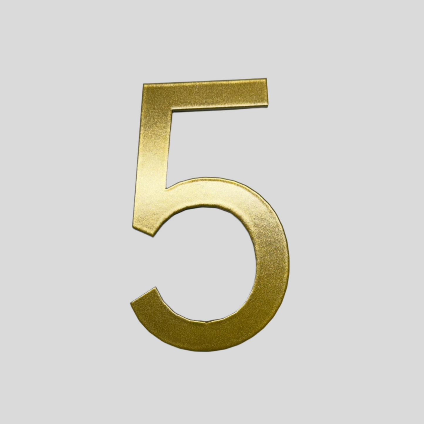 Gold Finished Metal Number 0~9
