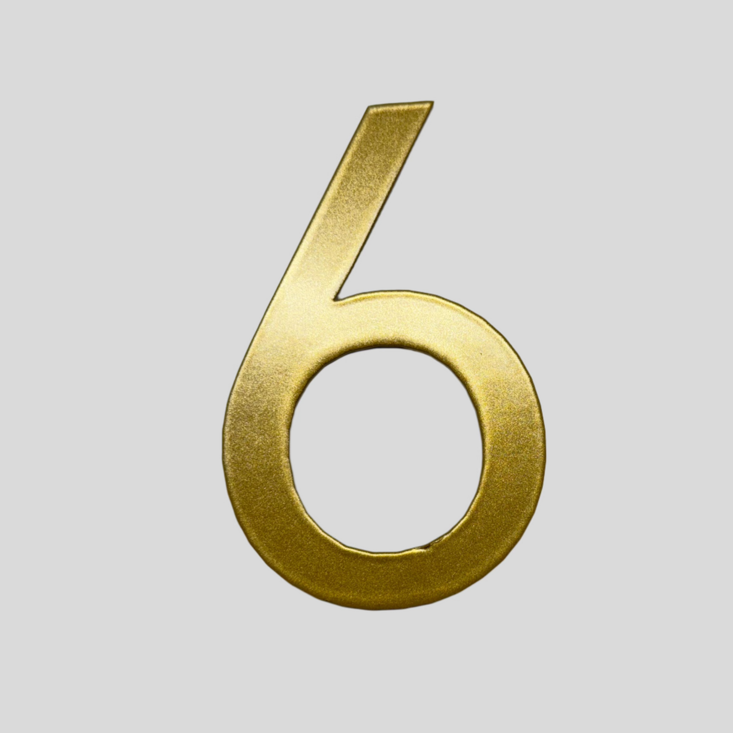 Gold Finished Metal Number 0~9