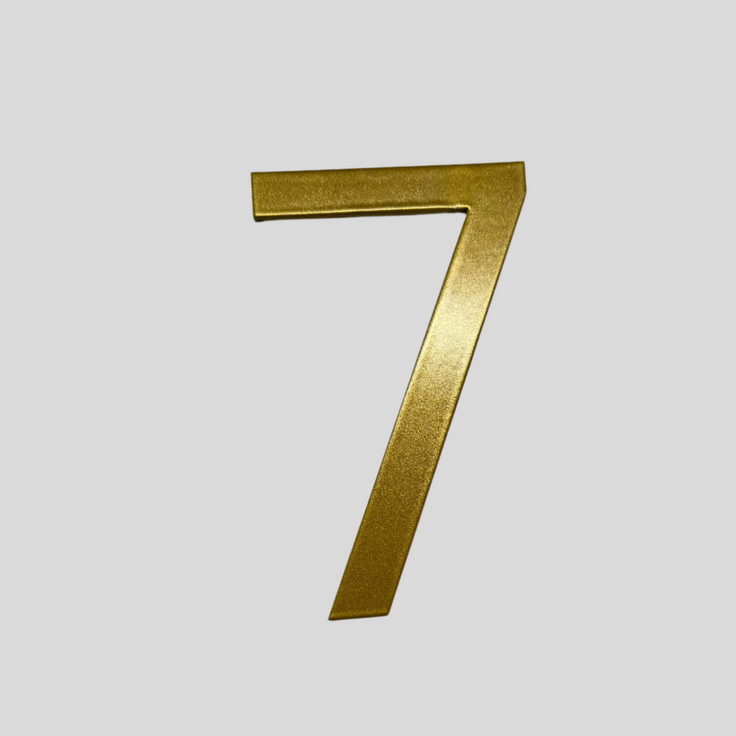 Gold Finished Metal Number 0~9