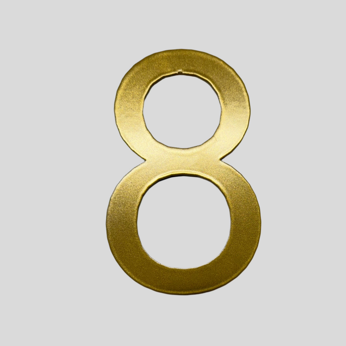 Gold Finished Metal Number 0~9