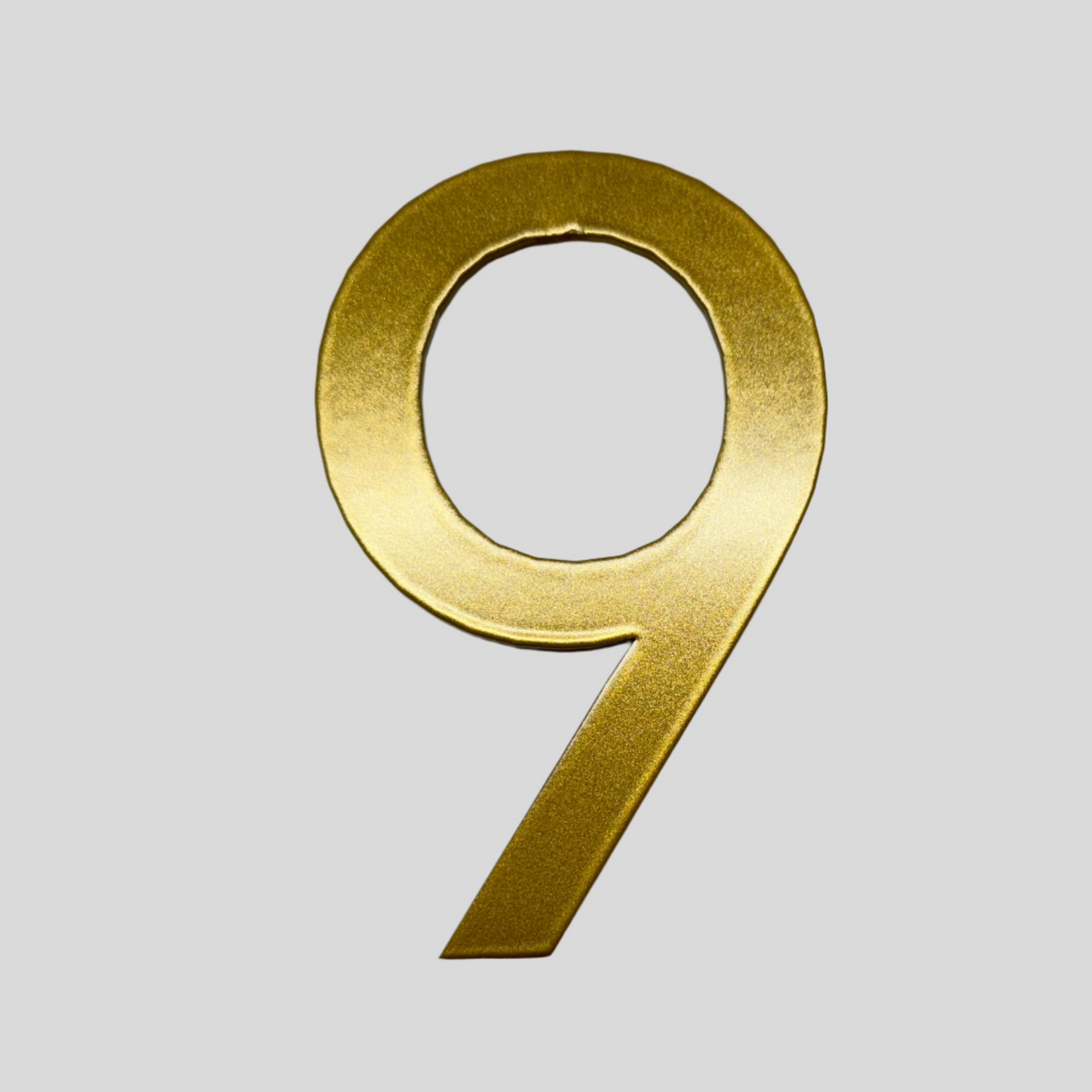 Gold Finished Metal Number 0~9