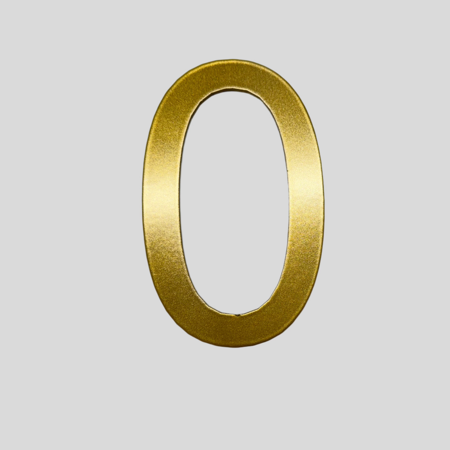 Gold Finished Metal Number 0~9
