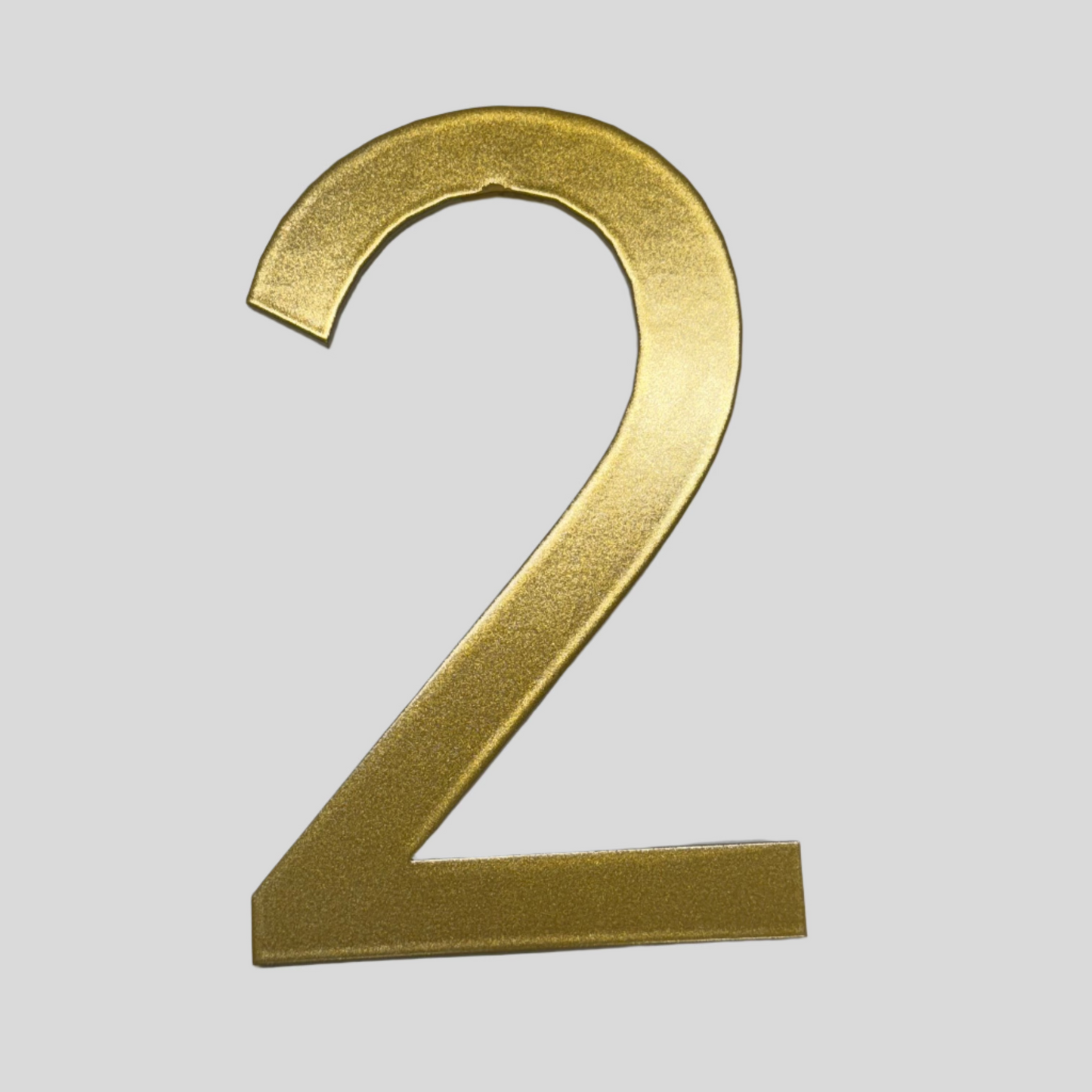 Gold Finished Metal Number 0~9