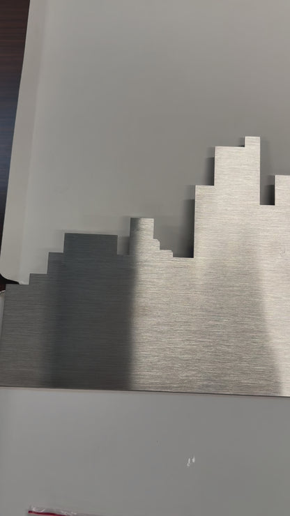 3D 組裝金屬衛生間門標，5.9 英寸*7.8 英寸